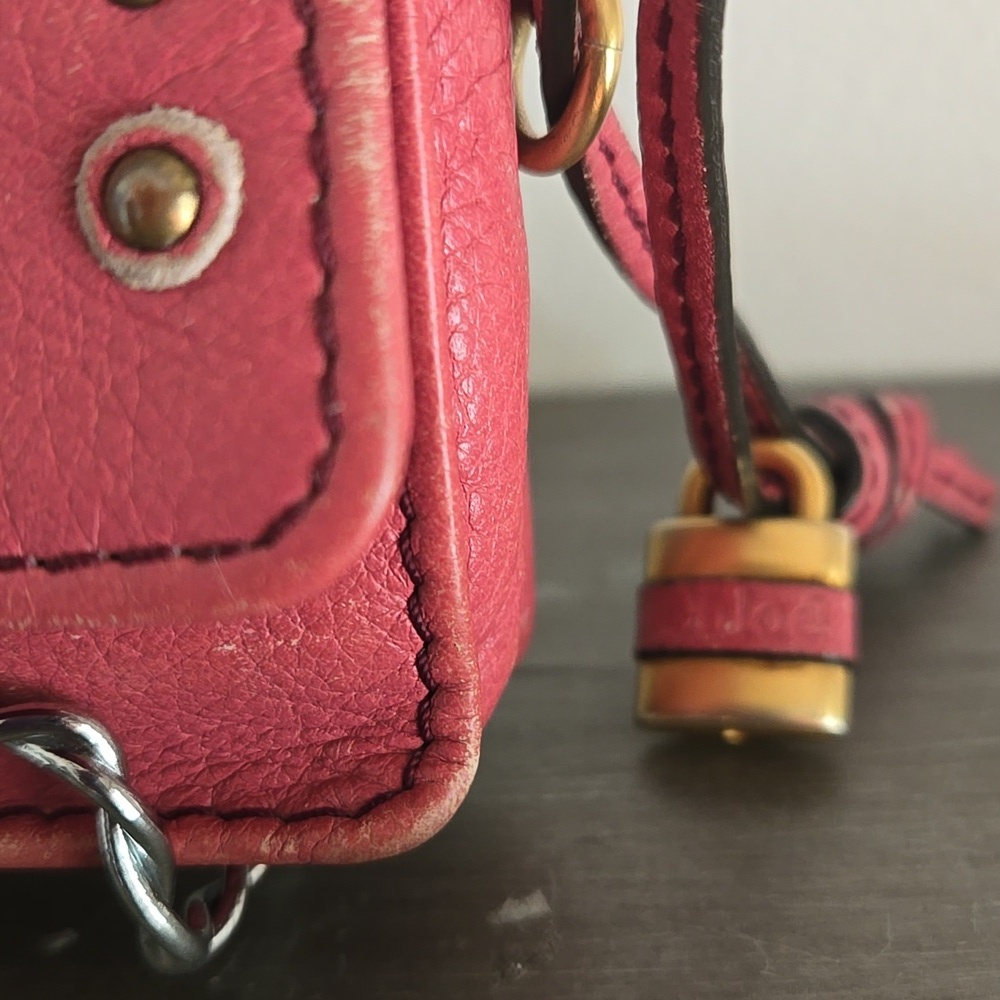 Chloe' Coin Pouch With Brass Charm - Picture 3 of 10